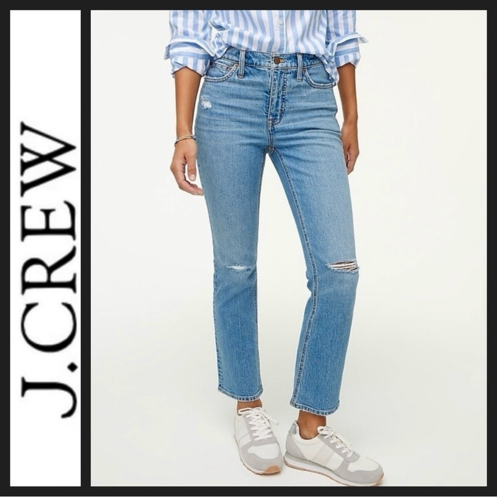 J. Crew Flare Crop Jeans